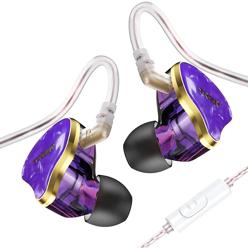 TKZK TK02 HiFi-oortelefoon Comfortabel om te dragen Zeer zuivere OFC-kabel 3,5 mm 2-pins stekker Breed compatibel Verbeterd: green