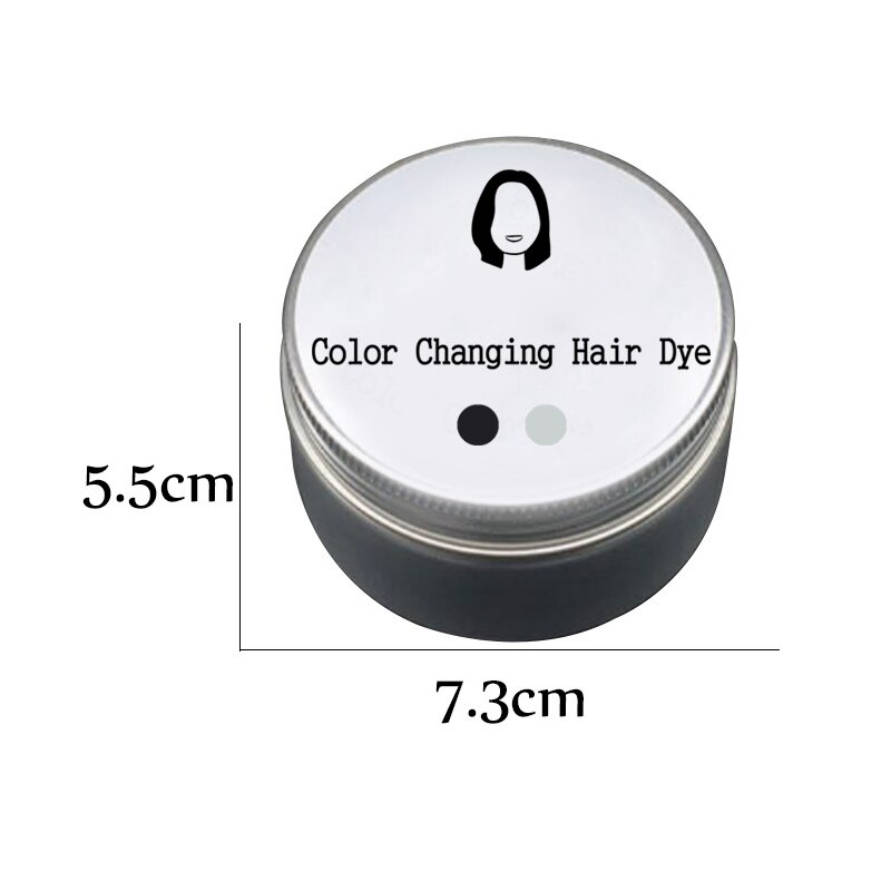 Temperature Color Changing Hair Dye Disposable Styling Tool Quick Drying for Home Salon SCI88