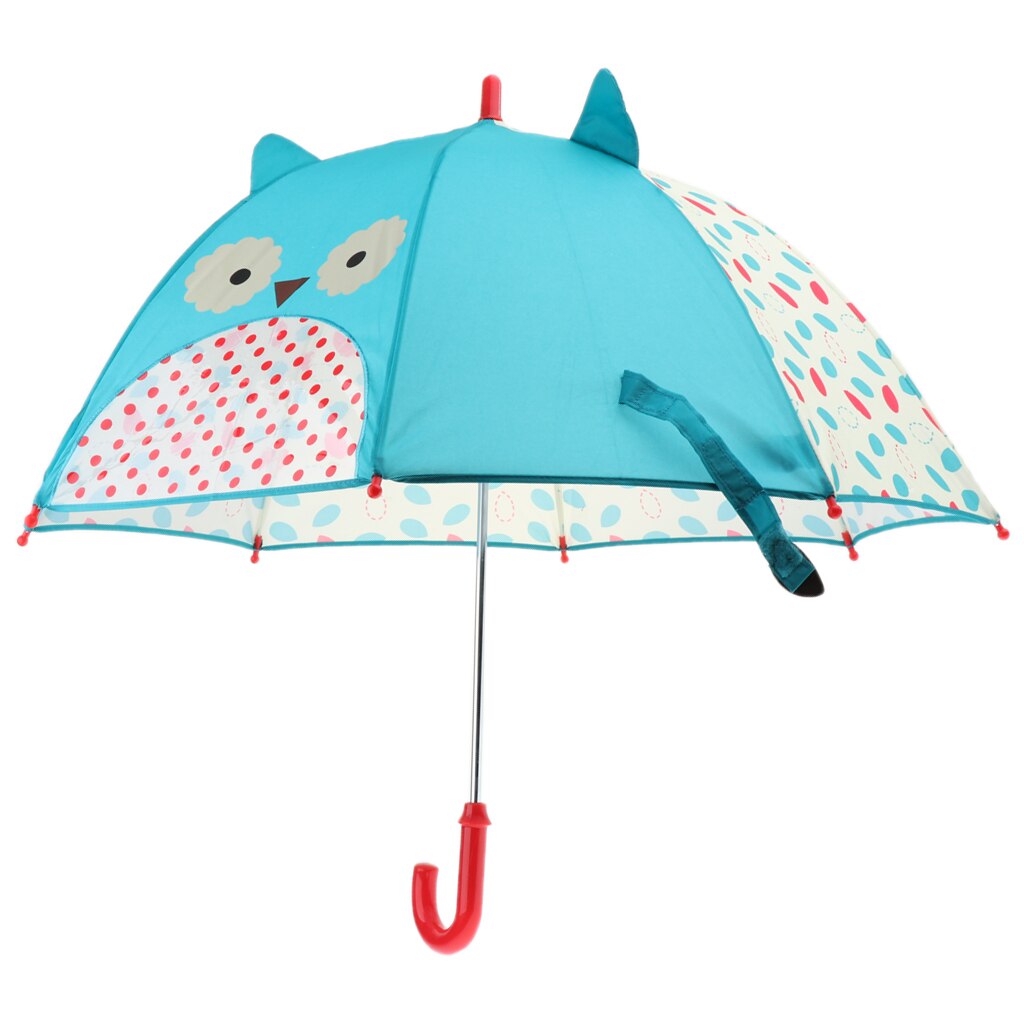Parapluie 3D motif Animal joli | Mignon, dessin animé, pour enfants étudiants: Owl