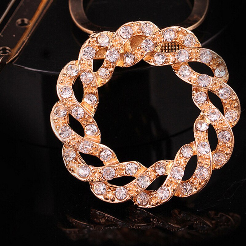 1 Pcs Vrouwen Vlinder Bloem Rhinestone Crystal Sjaals Clip Sjaal Gesp Charmante Vrouwelijke Sieraden Accessoires