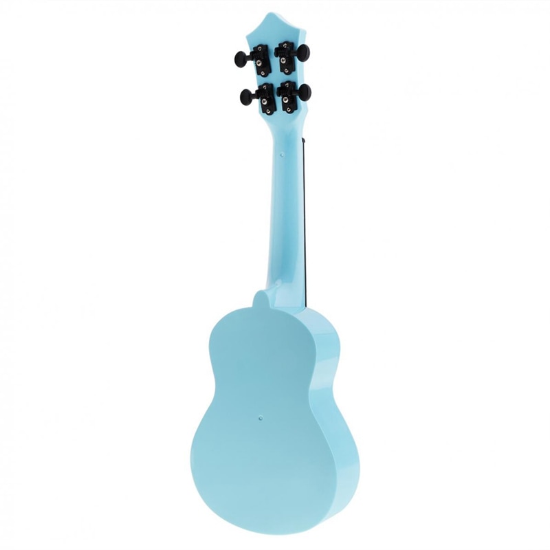 21 Inch Akoestische Ukulele Uke 4 Snaren Hawaii Gitaar Gitaar Instrument Voor Kinderen En Muziek Beginner Blauw