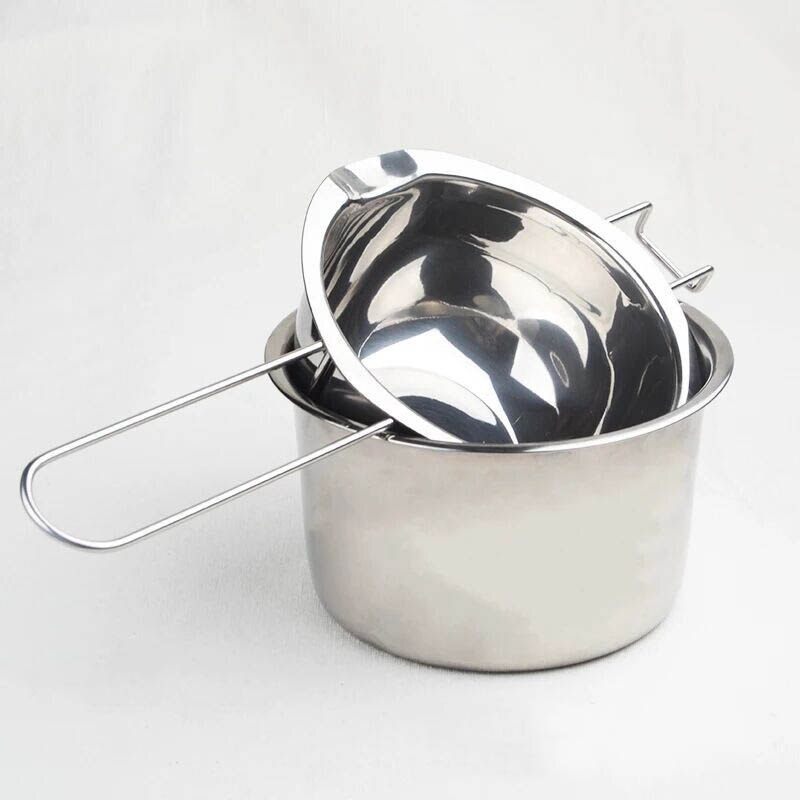 Olla de acero inoxidable para fundir Chocolate y queso, con mango antiquemaduras mejorado, doble caldera, ollas de cocina