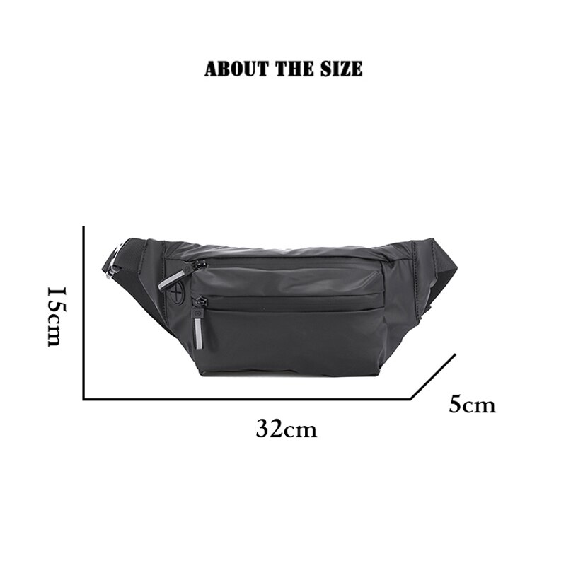 Waterproof Woman Waist Bag Fanny Pack Chest Pack Outdoor Crossbody Bag Large Capacity Unisex Belt Bags Hip Waist Packs