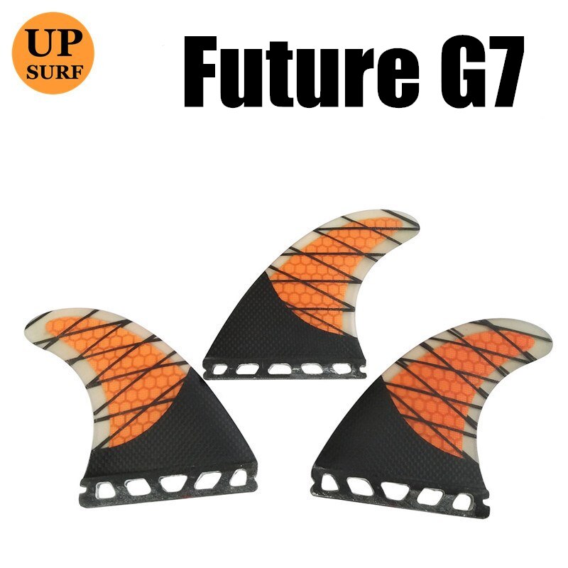 Clearance product Future Fins G5/G7 Carbon Fiber Barbatana Surfboard Fin Thruster Honeycomb Fibreglass Fins 3 Pieces per set: 15