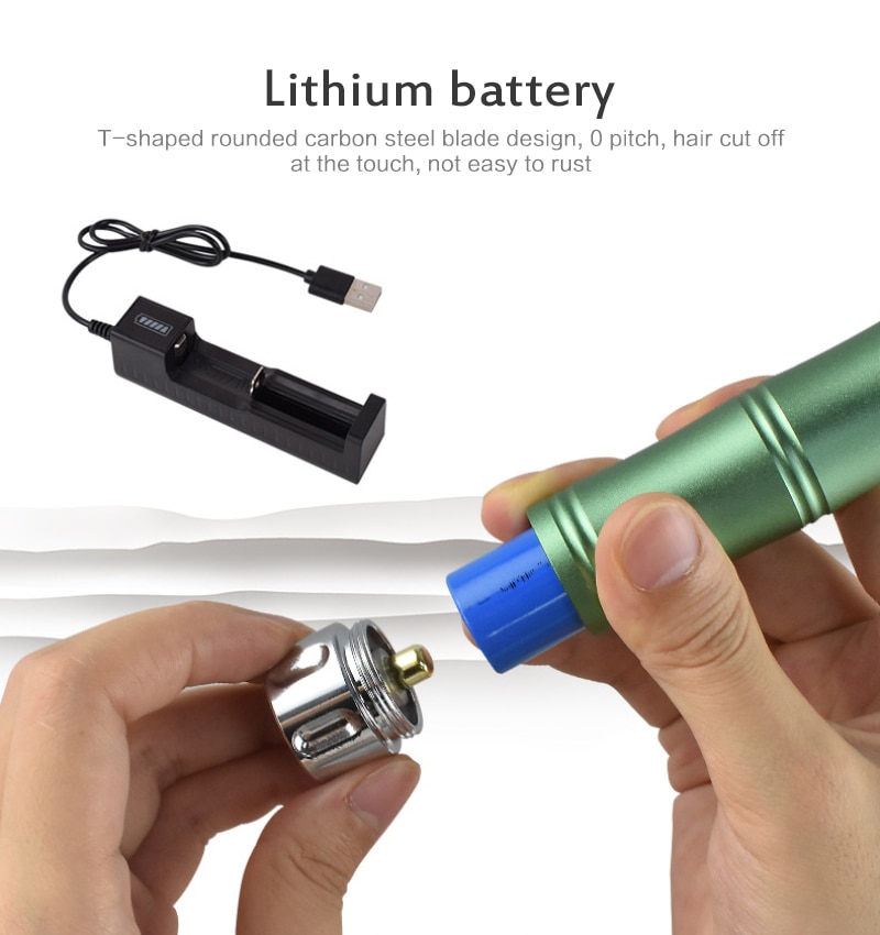 Electric Pro T-outliner Cordless Trimmer Wireless Portable Hair Clipper Men's Electric Hair Clippers Cordless Clip Clipper