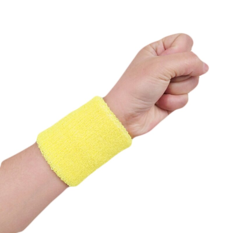 1Pcs Wristbands Sport Sweatband Hand Band Sweat Wrist Support Brace Wraps Guards For Gym Volleyball Basketball: YW