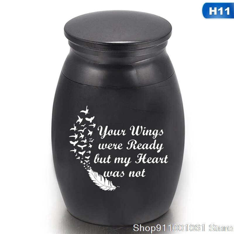 A Pets Keepsake Casket Columbarium Pets Memorials Mini Size Letter Black Pets Dog Cat Bird Mouse Cremation Ashes