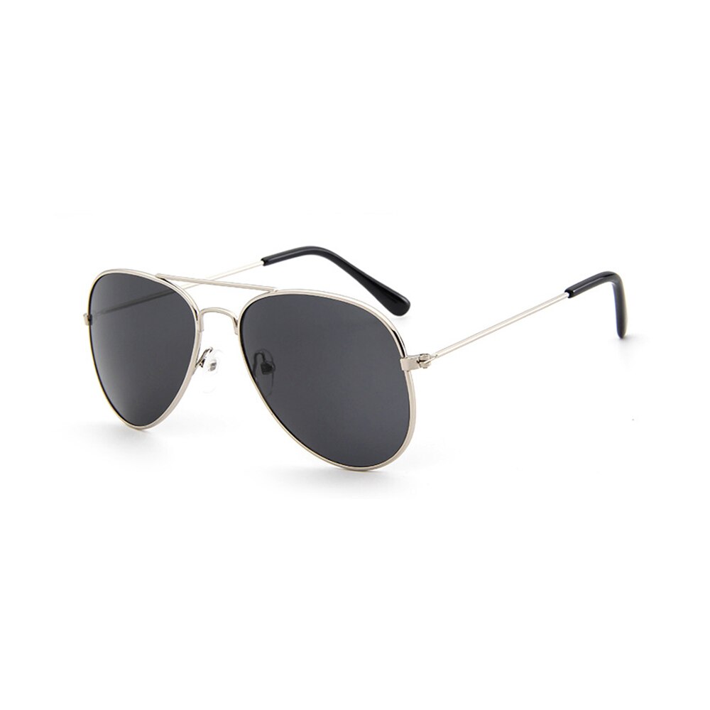 1 pieza de nuevas gafas de sol clásicas para niños, gafas de espejo coloridas para niños/niñas, montura metálica para niños, lindos anteojos para exteriores: 2
