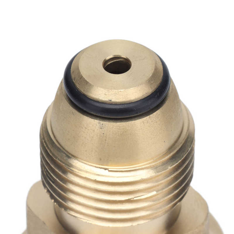 Gas Cylinder Adapter Propane Tank Conversion Connector Good Sealing Performance Corrosion Resistant Easy Install for Camping