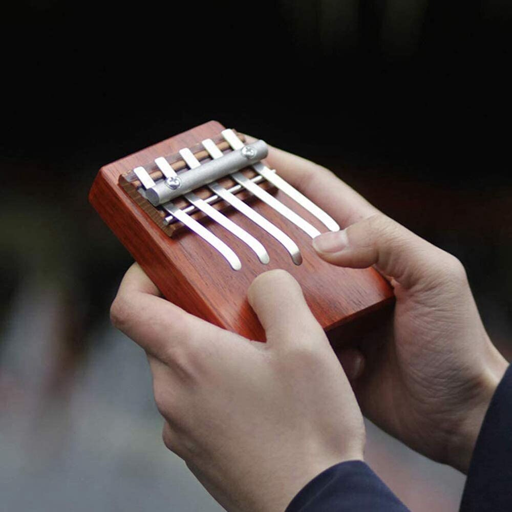 5Key Kalimba Mbira Children Mini Guitar Thumb Piano Traditional