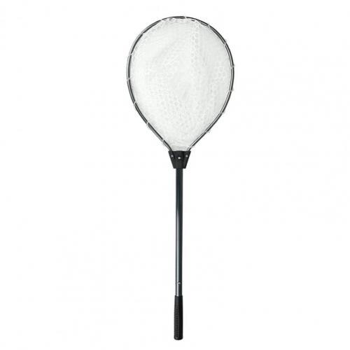 Harmless Fishing Landing Net Sturdy Good Hand Feel ABS Fish Landing Net Fish Landing Net Landing Net: Black