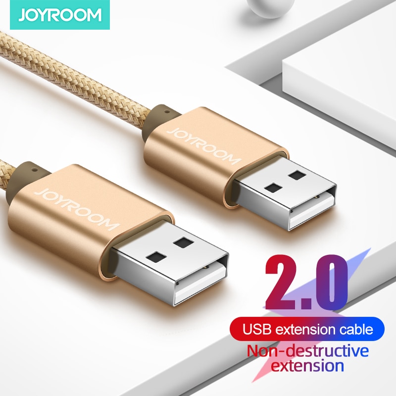 Joyroom Usb Naar Usb Extension Cable Type A Male Naar Male Super Speed Usb 2.0 Extender Voor Usb 2.0 Extender cord Verlengkabel