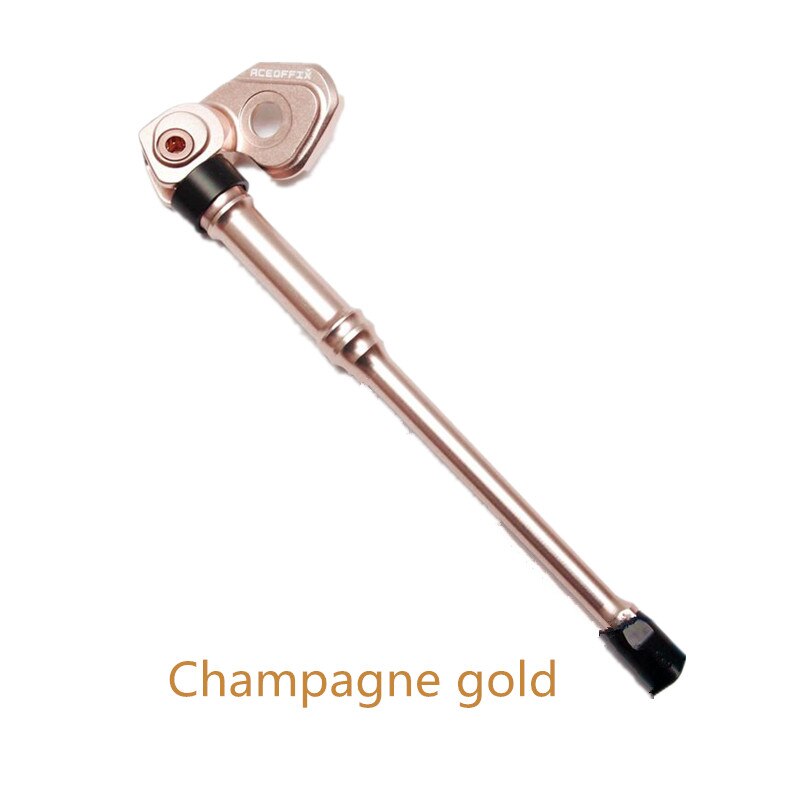 Fiets aluminium CNC kickstand Voor Brompton Fiets Beugel decoratie accessoires: champagne gold