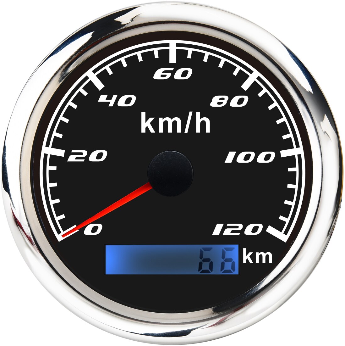 Tachimetro GPS per moto 85mm indicatore di velocità digitale 30 60 120 KM/H per barca marina auto ATV camion contachilometri accessori Camper Camper