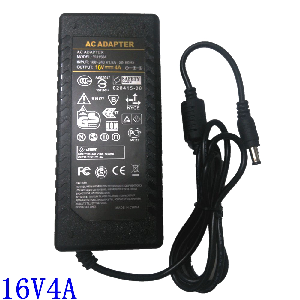 16V Switching Power Supply AC DC Adapter 16V 4A 5A... – Grandado