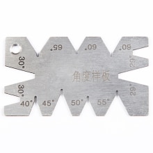 Stainless Steel Machining Threads Screw Cutting Gauge Angle Arc Model Angles Measure Tool