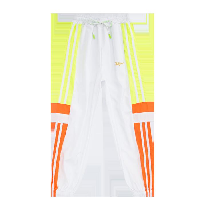 Kids Wedstrijden Hip Hop Dansen Outfits Oversize T-shirt Dance Jogger Broek Jazz Dans Slijtage Kostuums Kleding Voor Jongens Meisjes: White Pants / 170
