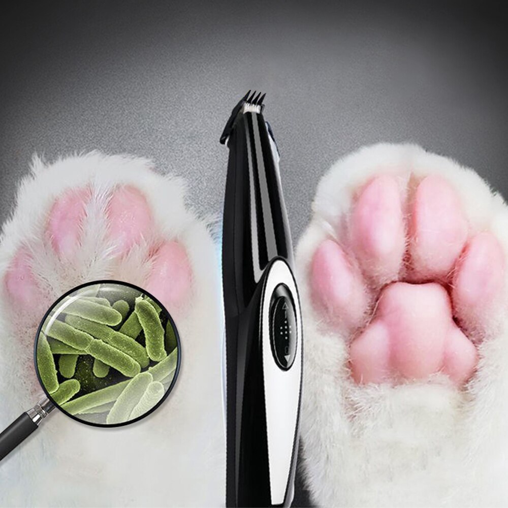 Hond Clippers Professionele Huisdier Voet Tondeuse Hond Groeiende Clipper Usb Oplaadbare Butt Oor Ogen Haar Cutter Remover Lown-oise