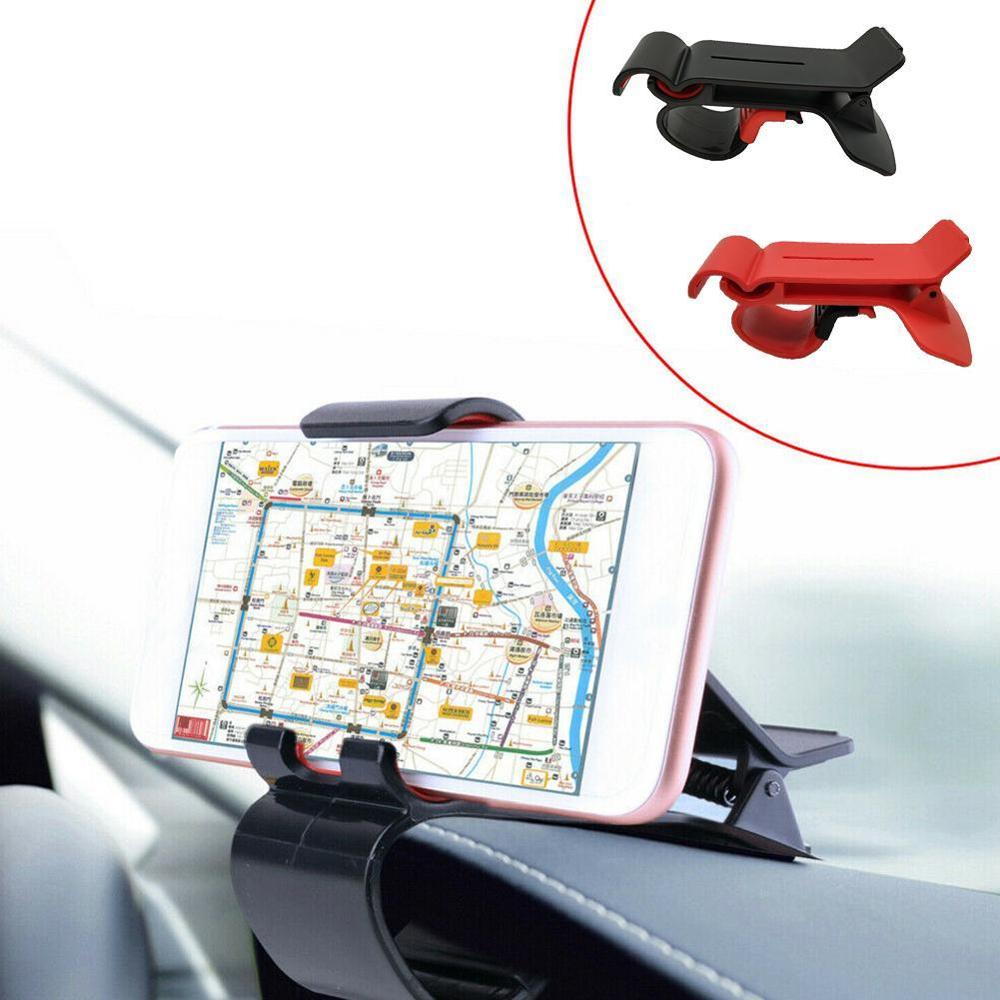 Dashboard Car Phone Holder for iPhone X Adjustable Clip Mount Holder Mobile Stand for Samsung GPS Car Cradle