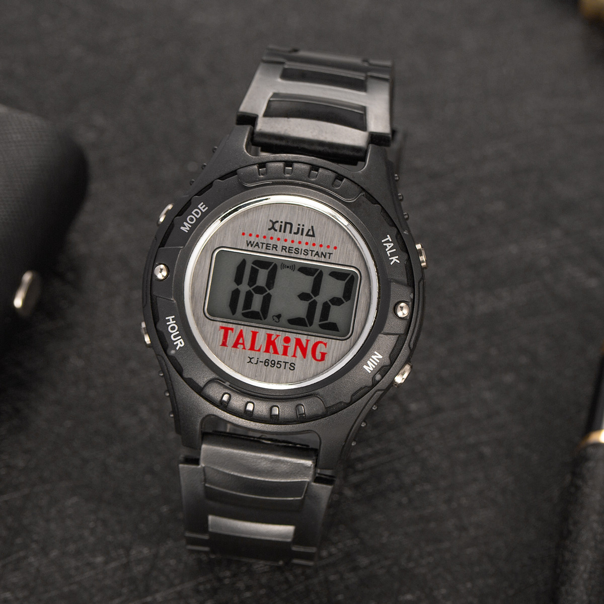 Montre parlante russe montres de sport électroniques numériques 695TN