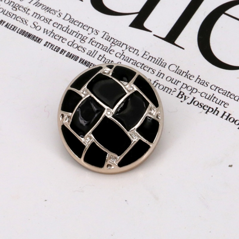 Boutons ronds en cuivre et cuir, 10 pièces, 15/18/20/25mm, pour vêtements, veste, Jeans, boutons métalliques, vêtements, accessoires de couture