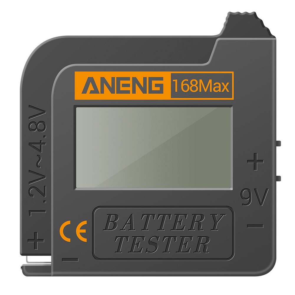 Digital Lithium Battery Capacity Tester Test Checkered Load Analyzer Universal 168max Display Check Aaa Aa Button Cell: Default Title