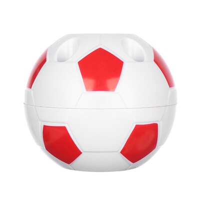 Multifunctionele Voetbal Vormige Houder Voetbal Vorm Make-Up Borstel Houders Bureau Tafel Home Office Slaapkamer Decoratie Benodigdheden: Rood