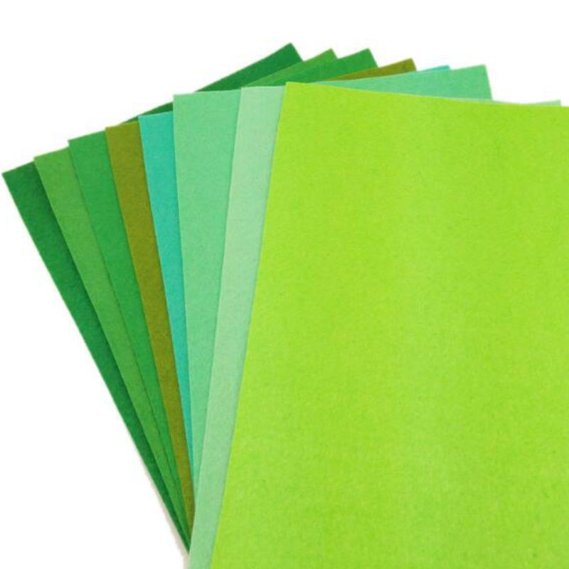 Ensemble de tissu feutre Polyester de | 1mm d'épaisseur, 20x 30cm 40 couleurs, tissu artisanal de couture, tissu de laine