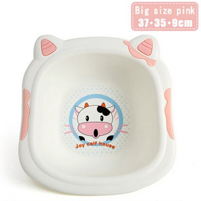 Lavabo pour enfants bébé lavabo Portable bébé lavabo en plastique incassable baignoire visage lavabo: Rose