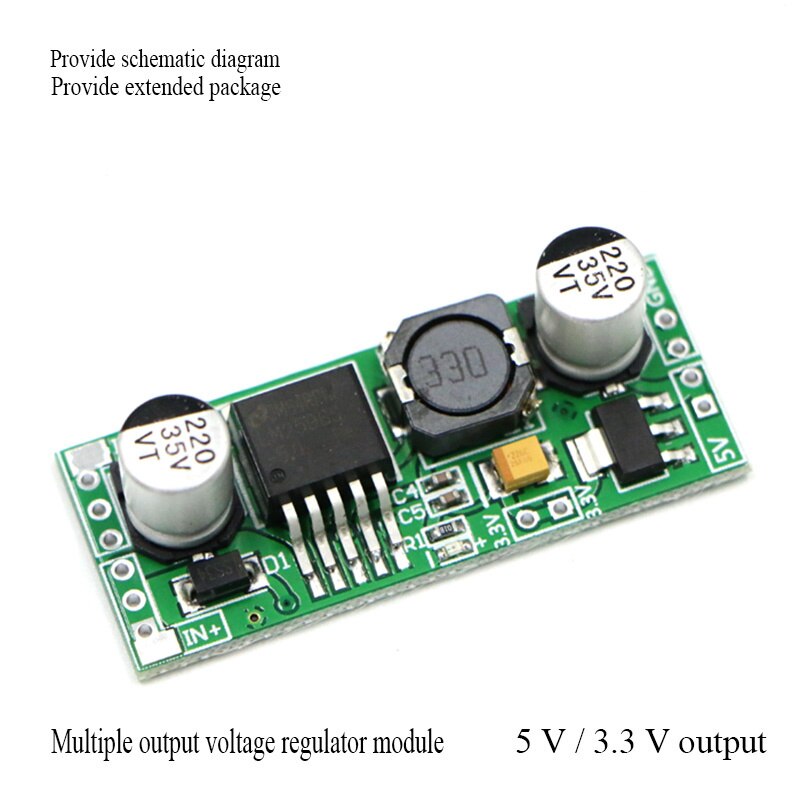 Stabilizer Module Stepping Module Schakelende Voeding 5V 3.3V Output Modulaire Multi-Uitgang