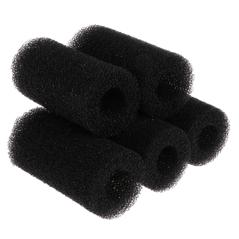 5 pacote pré-filtro esponja aquário pré filtro rolos espuma preta compatível filtro entrada acessórios para peixes para: ROXO