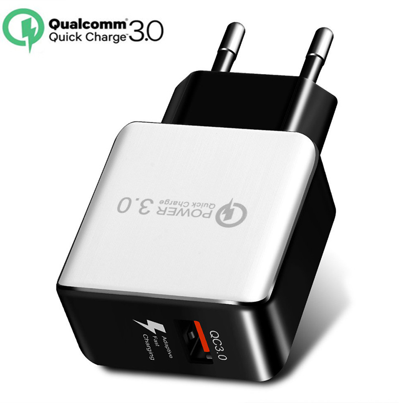 3A Quick Charge 3,0 USB Ladegerät EU UNS Wand Handy Ladegerät Adapter für iPhone 11 Por QC3.0 Schnelle Lade für Samsung Xiaomi