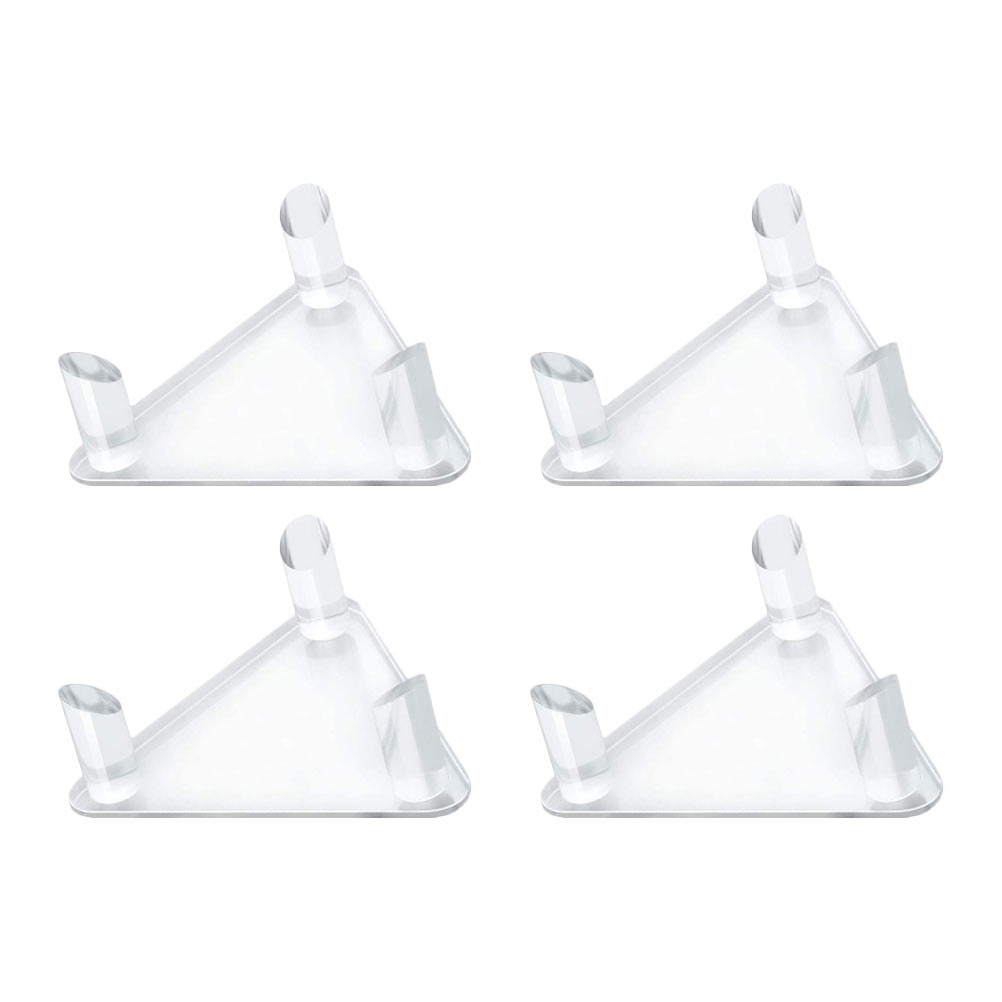 4- piece rugby basketball football soccer display rack convenient storage rack: Default Title