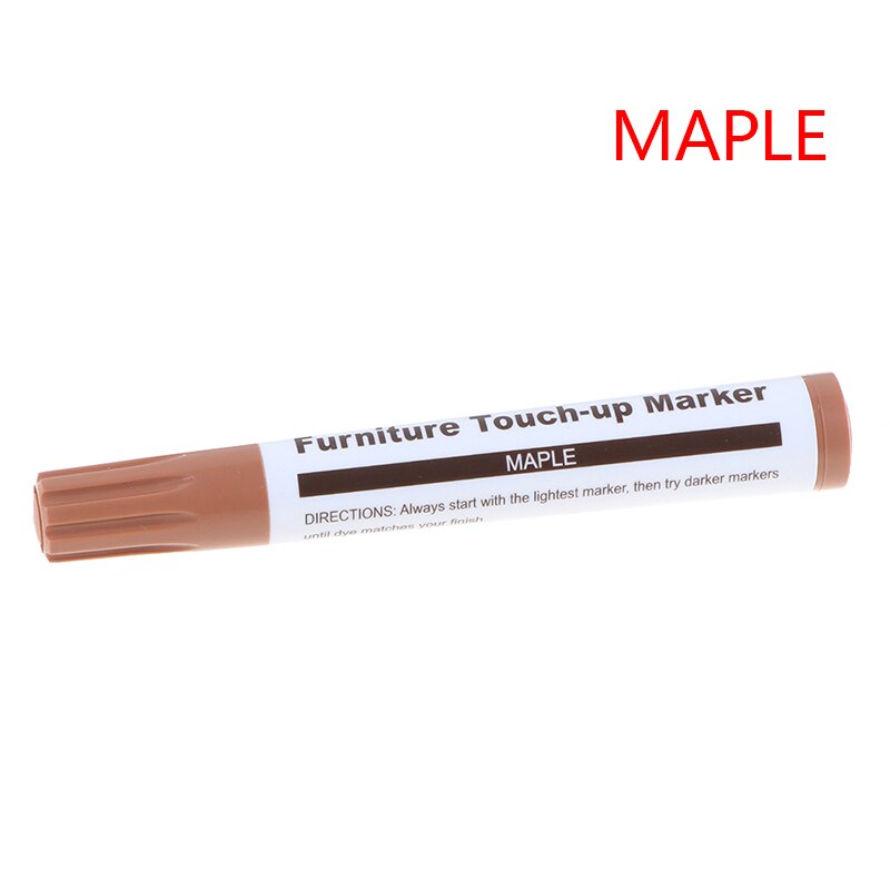 1pc Furniture Repair Pen Markers Scratch Filler Paint Remover For Wooden Cabinet Floor Tables Chairs: Maple