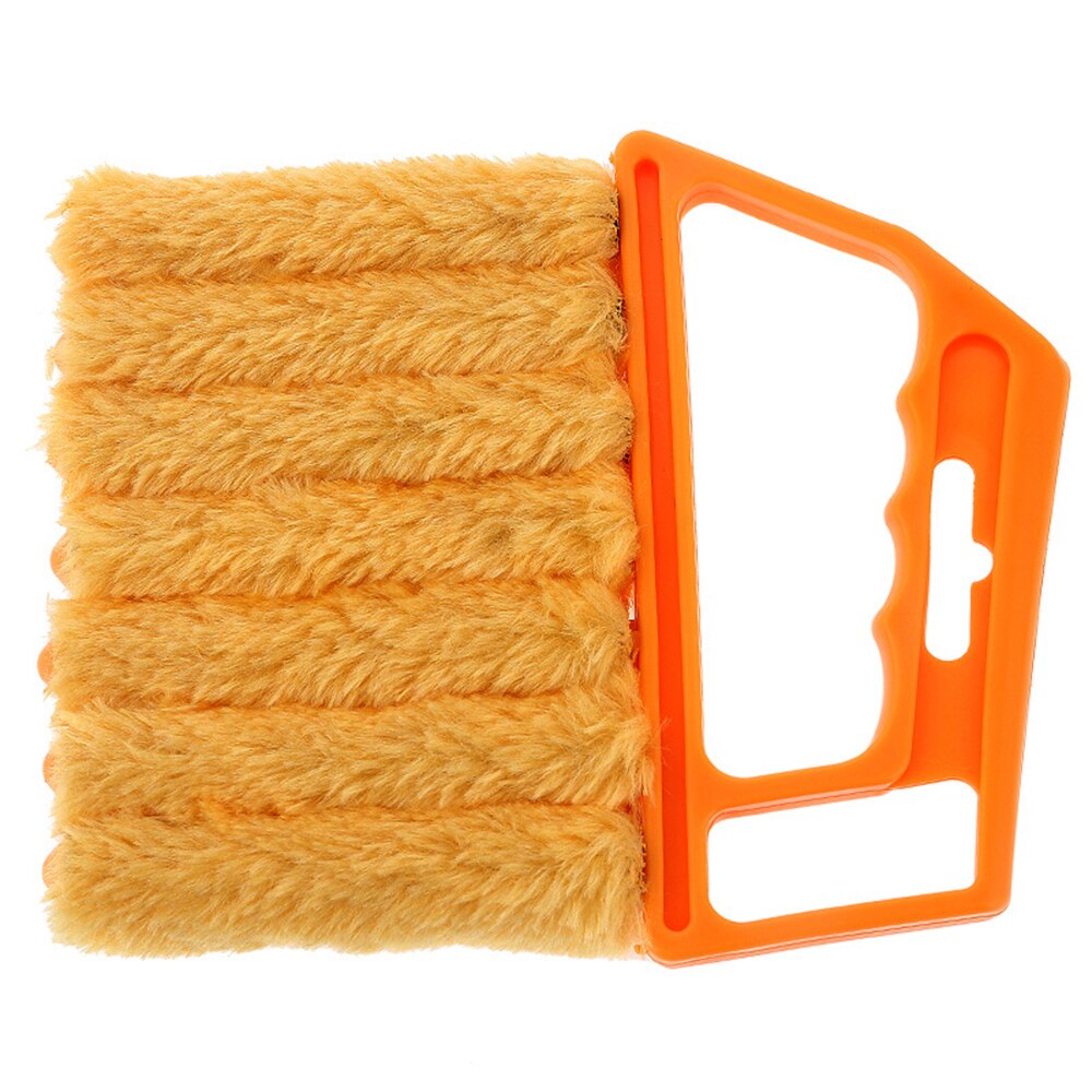 Cepillo de limpieza de persianas y ventanas portátil, miniescoba de mano, limpiador de polvo de aire acondicionado, limpiador de suciedad, herramienta para el hogar: Type D