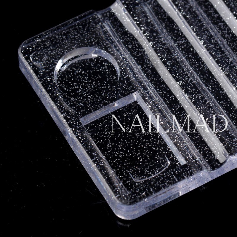 1pc nagelkunst acryl penselen houder kristal acryl display stand rust gereedschap voor uv gel pen nagel gereedschap