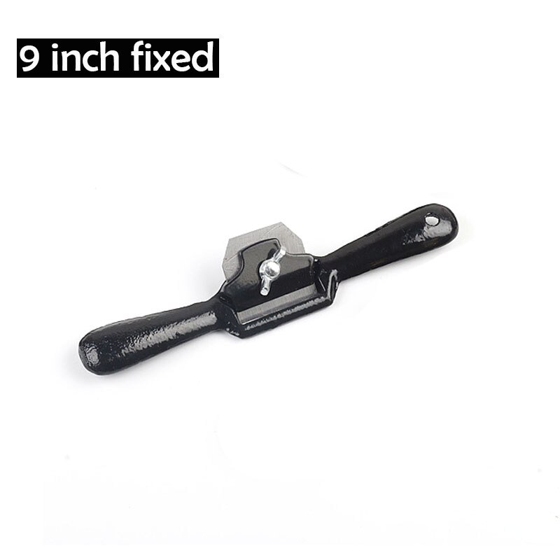 9" fixed Plane Spokeshave Woodworking Hand Planer Trimming Hand Tools Wood Hand Cutting Edge Chisel Tool with Screw/Blade