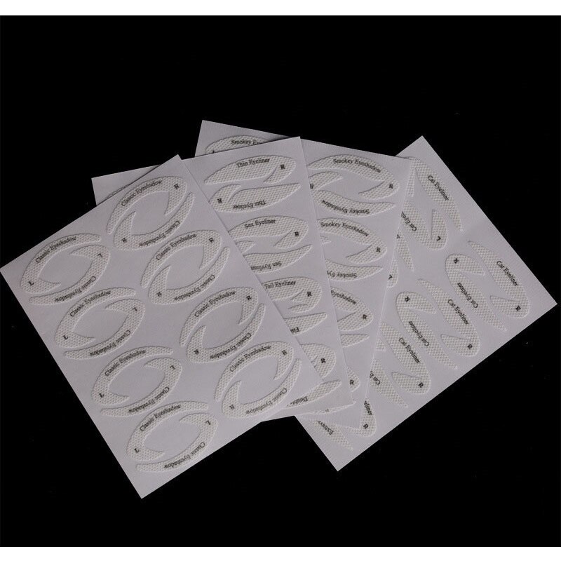 4 PCS Eye Makeup Quick Eyeliner Eyeshadow Stencil Stickies Lazy Useful