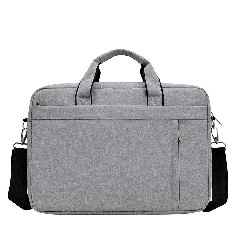 Bolso para portátil de gran capacidad para trabajo, viaje, oficina, maletines de negocios para hombre, bolso para portátil, documentos, funda de ordenador con correa: Transparente