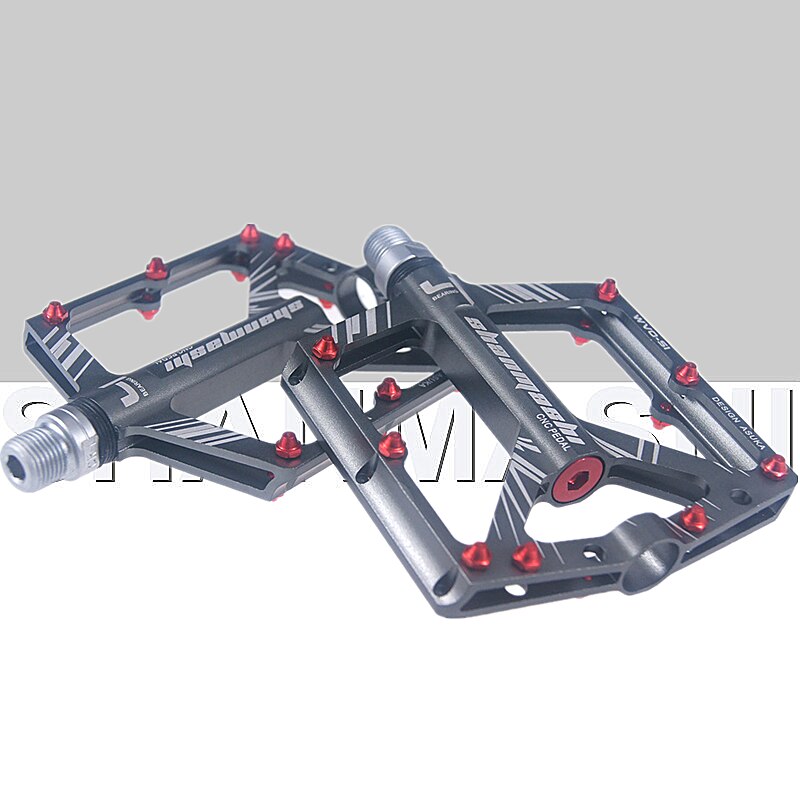 Aluminium Fiets Palin Pedaal Racefiets Pedalen Ultralight Mountainbike Pedaal Fiets 4-Lager Anti-Slip Pedaal Fiets accessoires: Ti