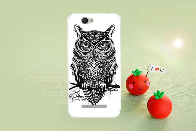 TPU painted Case For Wileyfox Spark / Spark+ Case colorful patterns Flowers animal and Eiffel Towers Phone Cover