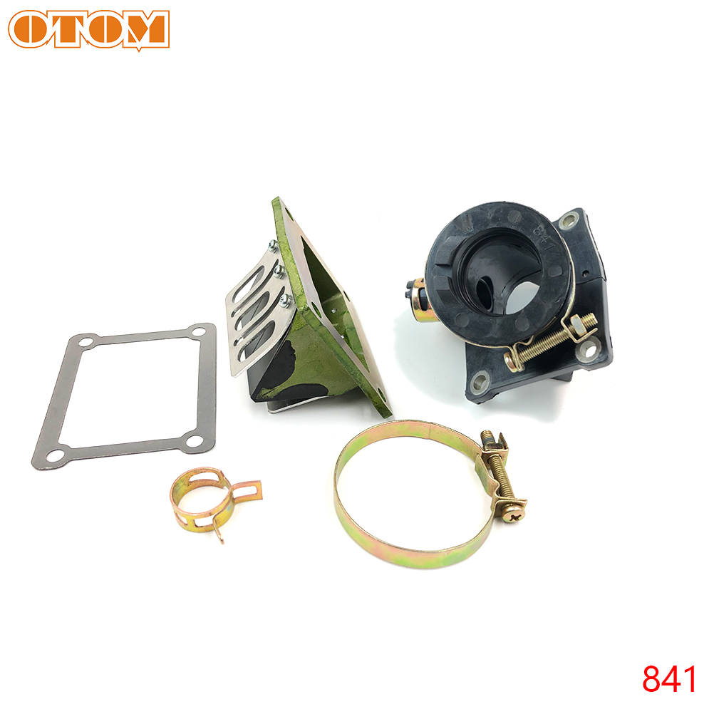 OTOM Motorcycle Valve Assy Scooters Intake Manifold Reed Valve Assembly For YAMAHA DT230 MT250 Dirt Pit Bike ATV off-road Parts