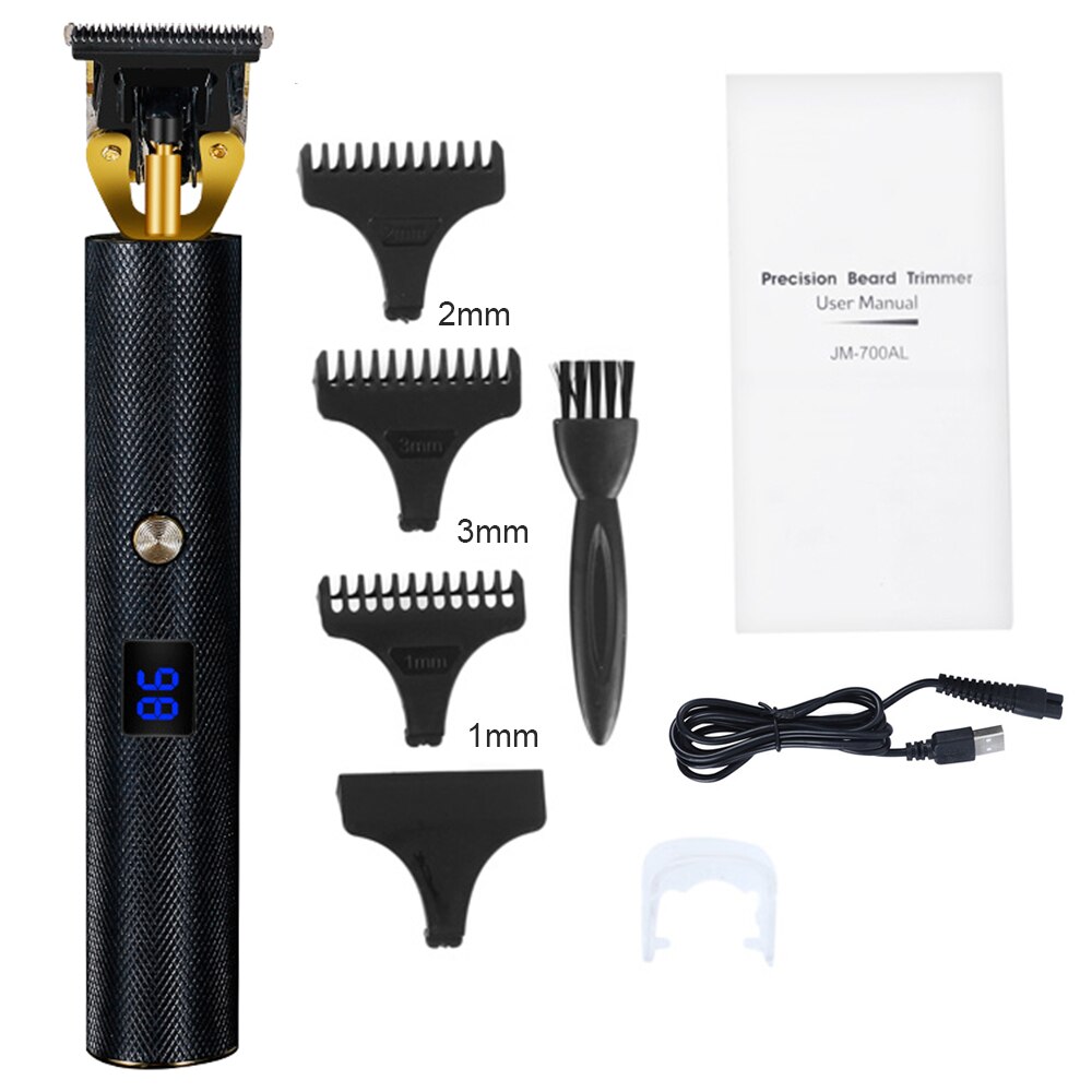 LCD Hair Clipper Barber Hair Trimer For Men Beard Shaver Recharge Cordless Hair Cutting Machine Baldhead Hair Razor: Clipper 13