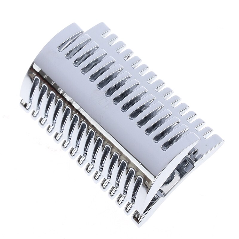 1pcs Safety Male Shaving Razor Head Close Comb Head Razor Head Shaving Tool: Silver