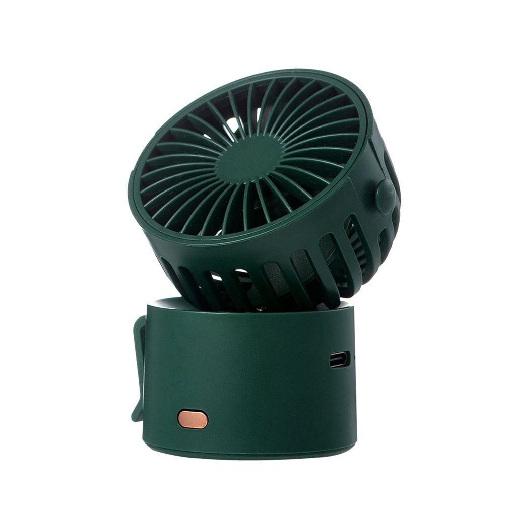 Usb Bureau Ventilator Kleine Persoonlijke Desktop Tafel Ventilator Met Sterke Wind Stille Werking Draagbare Mini Ventilator Voor Office Slaapkamer: green