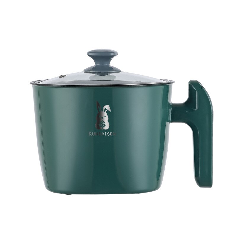 Electric Cooker 1.8L Electric Multicooker 220V Household Pot for 1-2 People Rice Cooker Single/Double Layer Non-stick Pan: 3