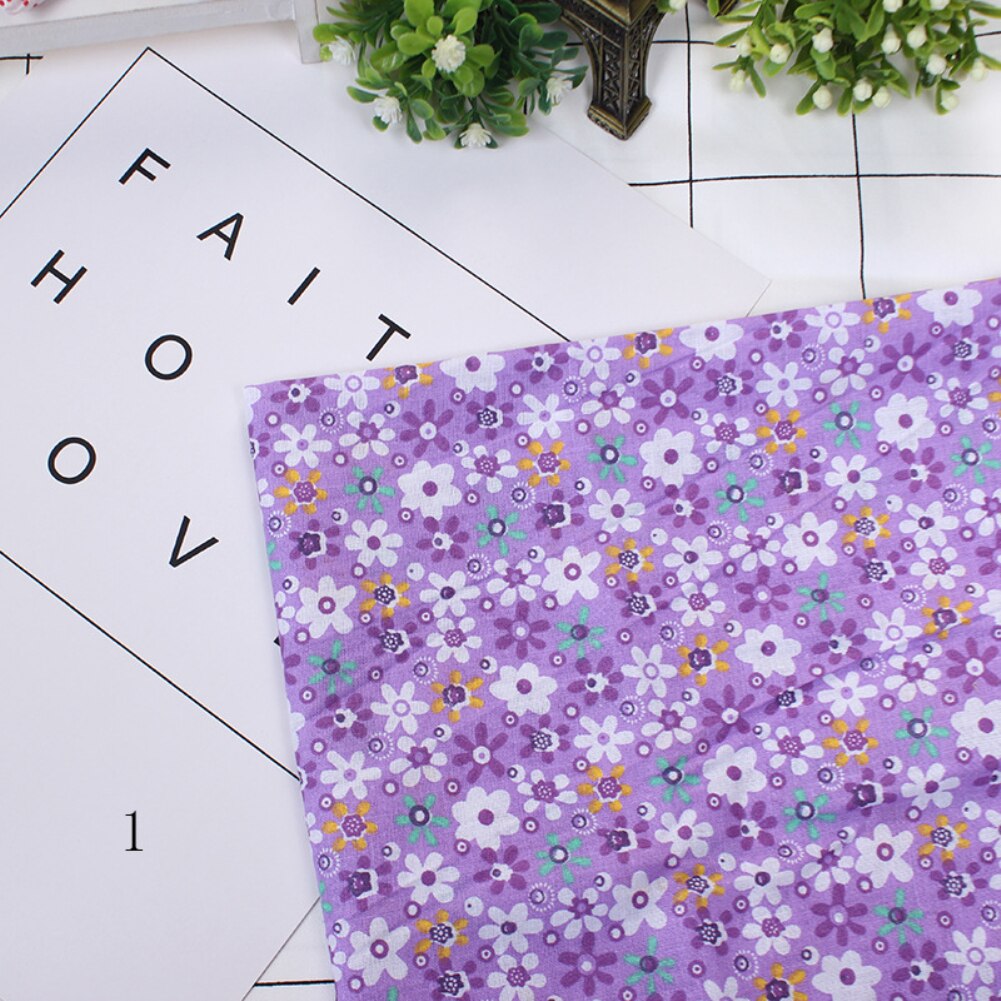 5Pcs 50cmx50cm Cotton Fabric Printed Cloth Sewing Quilting Fabrics for Patchwork Needlework DIY Handmade Material Cotton Fabric
