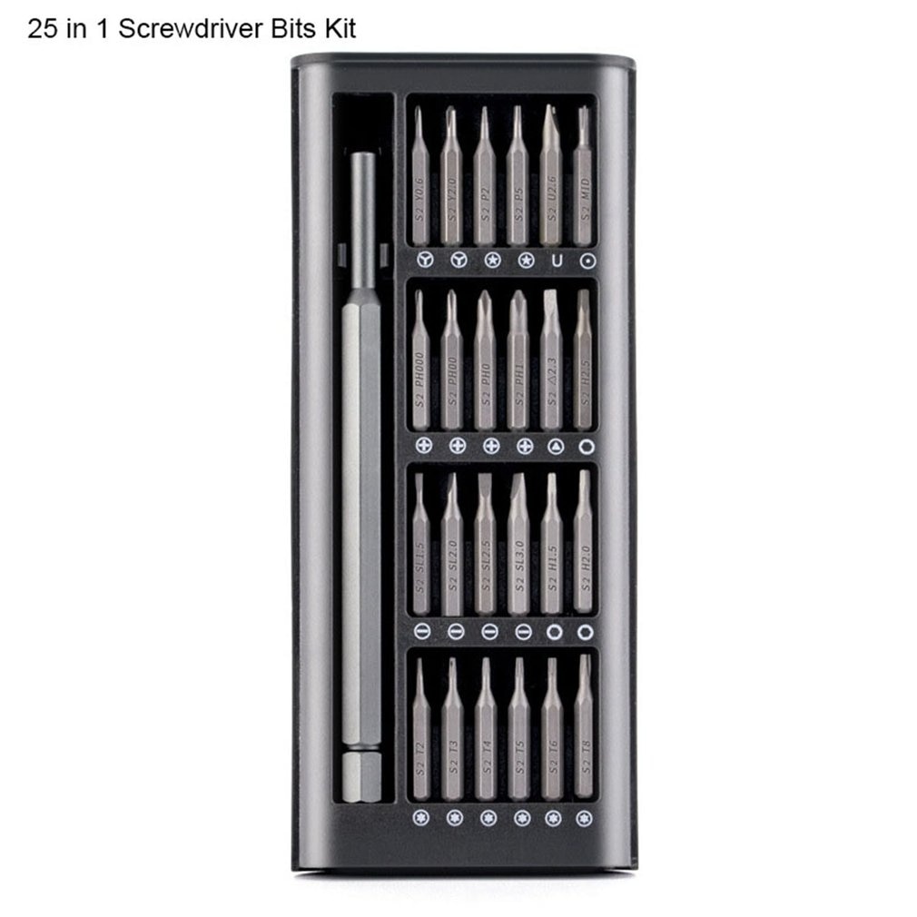 Screwdriver Kit 24 Precision Magnetic Bits DIY Dismountable Screw Driver Set Mini Tool Case For Smart Home PC Phone Repair