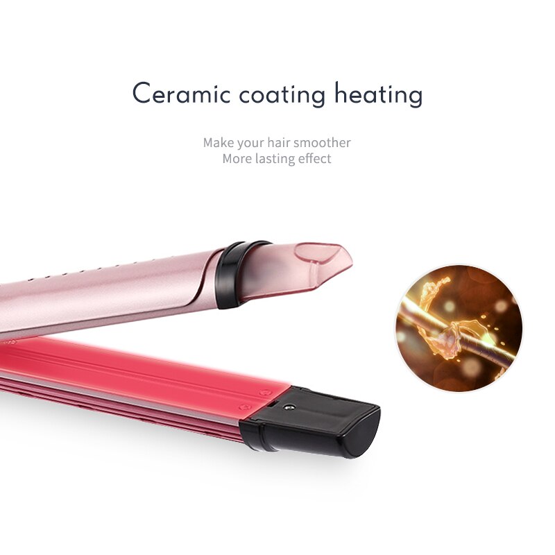Professionele 2 In 1 Stijltang En Krultang Stoom Negatieve Ionen Haar Zorg Vrouwen Haar Krultang Hair Styling Tools 40D