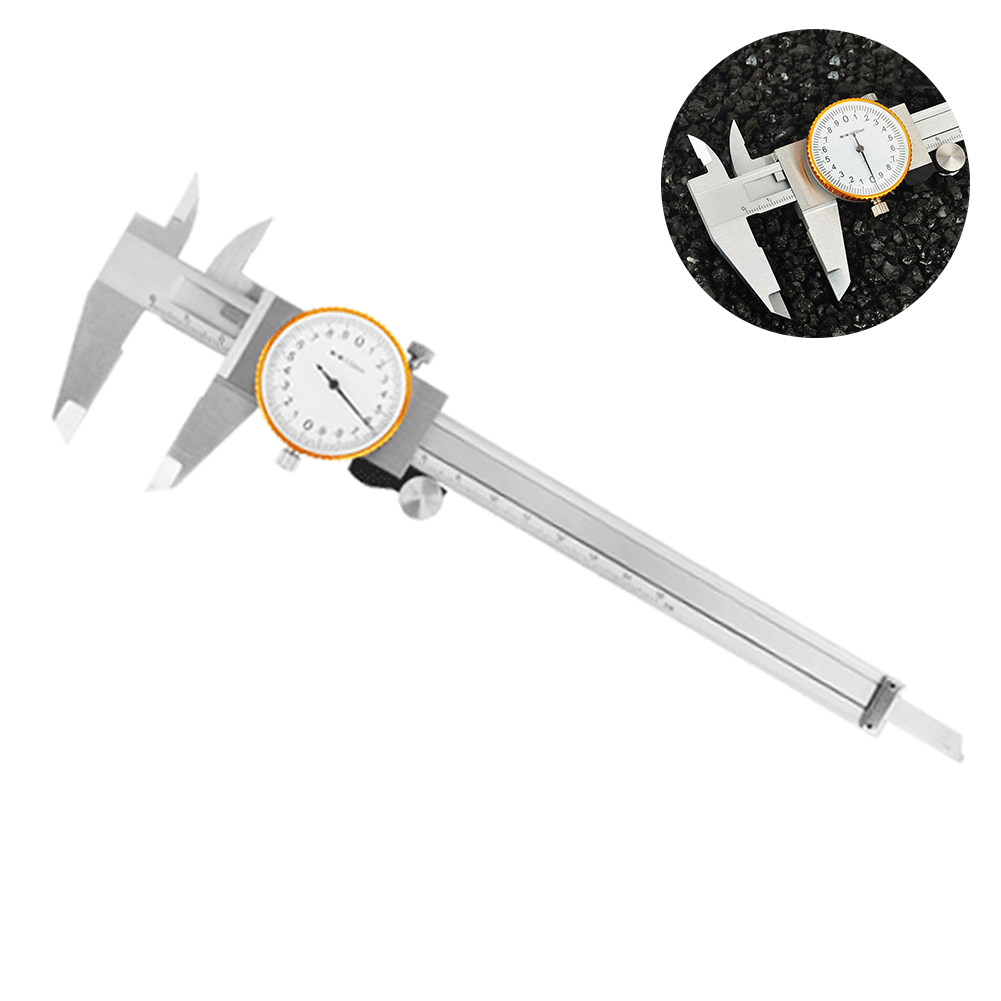 Gauge Durable Metric Imperial Building Woodworking Micrometer Engineering Shockproof Ruler Measuring Tool Portable With Dial